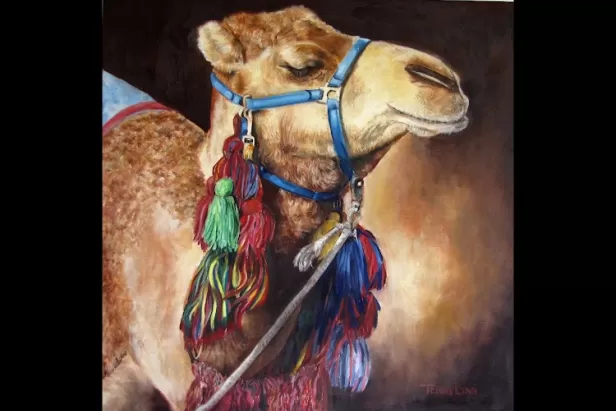 Camel Painting by Terry Lynn
